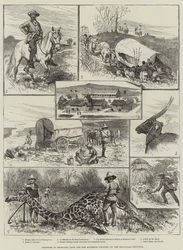 Schetsen in Bechuana Land en het Matebele Land, aan de Transvaal Grens